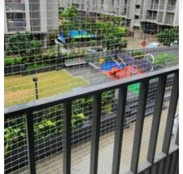 Balcony in 3 BHK Apartment at Shela – for Rent