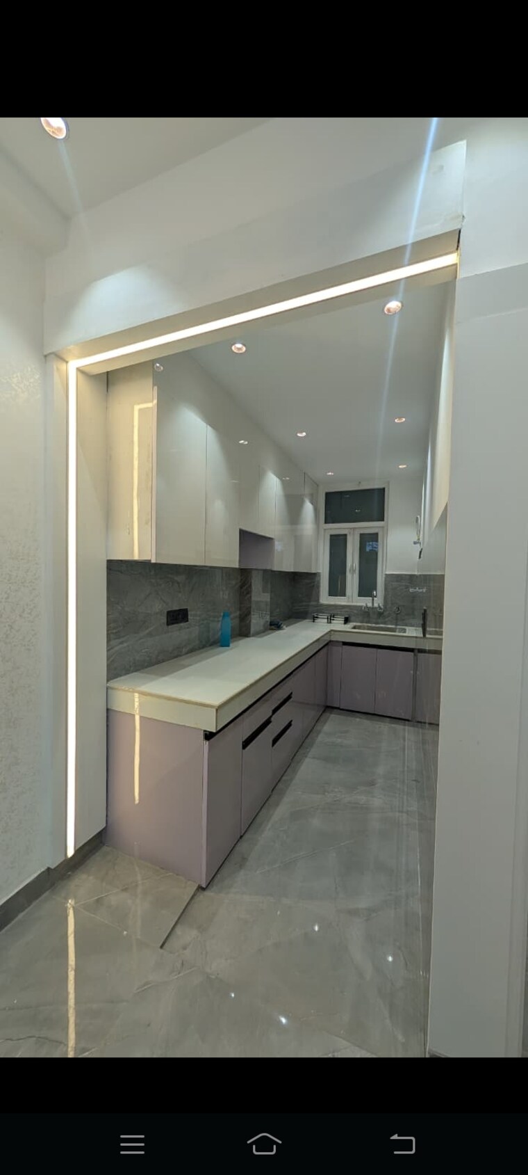 Kitchen, maya-homes 1 Bedroom 650 Sq.Ft. Builder Floor In Indrapuram Ghaziabad 9490747