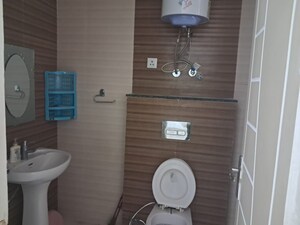 Bathroom in 3 BHK Apartment at Highland Park Chandigarh, Bhabat – for Rent
