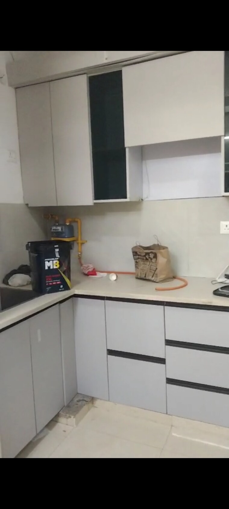 Kitchen, kanha-apartments-indirapuram 1 Bedroom 550 Sq.Ft. Builder Floor In Shakti Khand 2 Ghaziabad 9490789