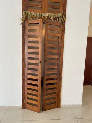 Staircase in 5 BHK Apartment at LnT Raintree Boulevard, Hebbal – for Sale