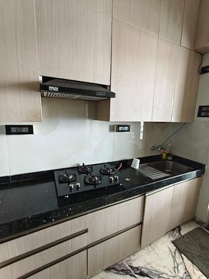 Kitchen in 3 BHK Apartment at Enpar Lotus 101 Worli Residences, Lower Parel – for Rent