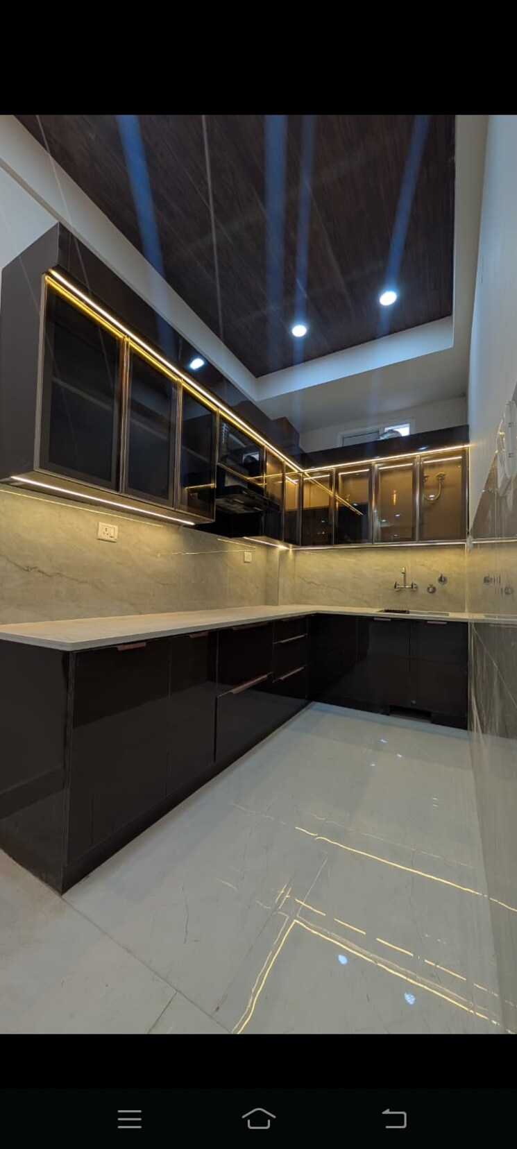 Kitchen, maya-homes 3 Bedroom 1550 Sq.Ft. Builder Floor In Indrapuram Ghaziabad 9490874