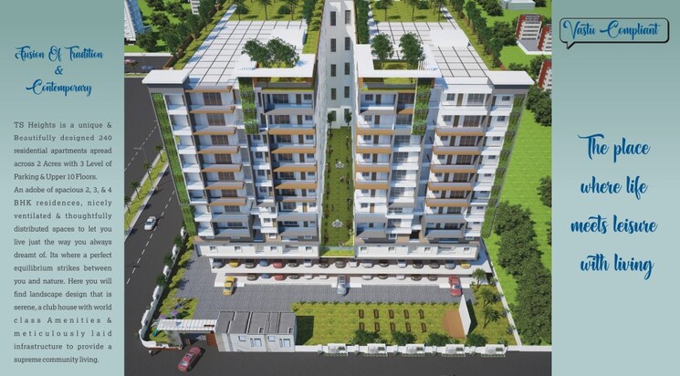 Master Plan, endeco-ts-heights 2 Bedroom 1155 Sq.Ft. Apartment In Moti Nagar Hyderabad 9490972