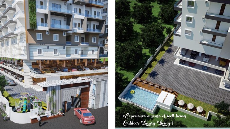 Exterior View, endeco-ts-heights 2 Bedroom 1155 Sq.Ft. Apartment In Moti Nagar Hyderabad 9490972