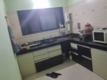 Kitchen in 3 BHK Apartment at Goel Ganga Panama , Pimple Nilakh – for Rent