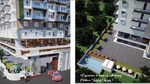 3 BHK Apartment – Exterior View View at Endeco TS Heights, Moti Nagar - for Sale
