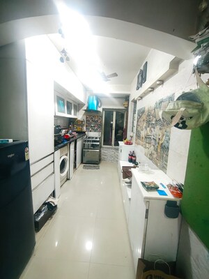 Kitchen in 2 BHK Apartment at Sai Baba Vihar Complex, Ghodbunder Road – for Sale