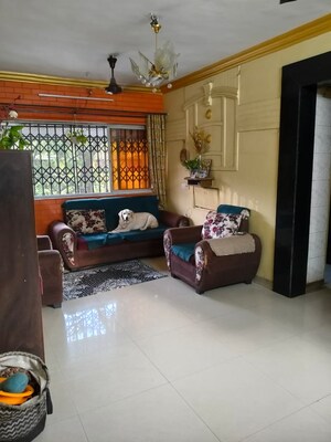 Living Room in 2 BHK Apartment at Chandak 34 Park Estate, Goregaon West – for Rent