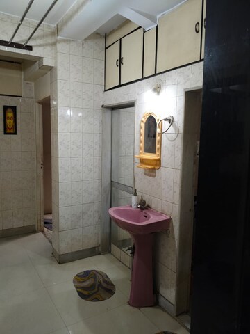 Bathroom in 2 BHK Apartment at Chandak 34 Park Estate, Goregaon West – for Rent