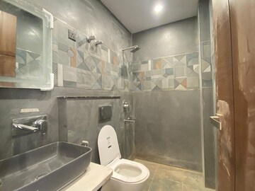 Bathroom in 3 BHK Builder Floor at Malviya Nagar – for Rent