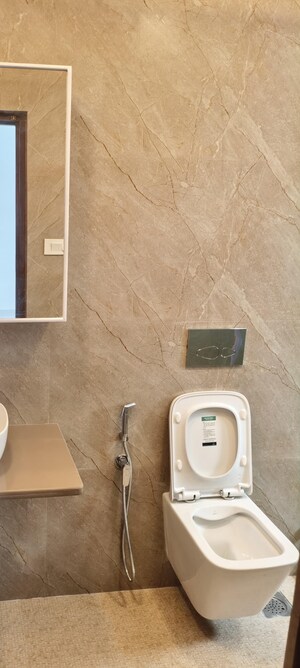 Bathroom in 3 BHK Apartment at Tardeo – for Rent