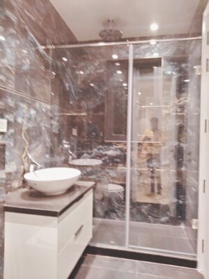 Bathroom in 3 BHK Builder Floor at DLF Atria, Dlf Phase ii – for Rent