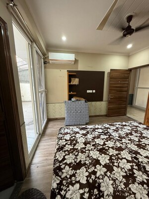 Bedroom in 1.5 BHK Builder Floor at Sector 55 – for Rent