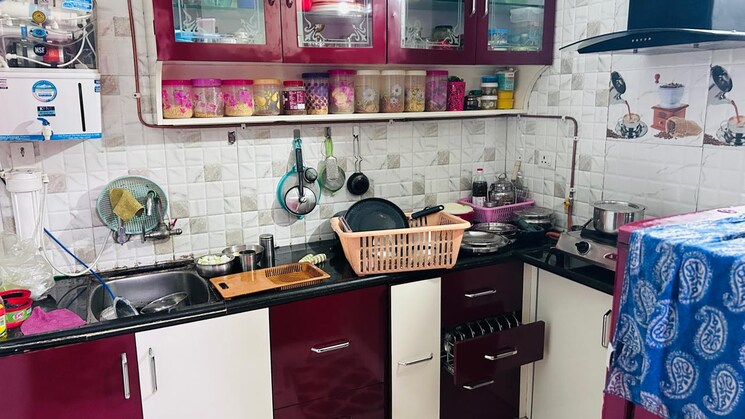 Kitchen, goyal-my-home-mh-14 1 Bedroom 570 Sq.Ft. Apartment In Punawale Pune 9492765