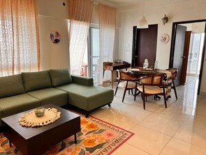 Living Room in 3 BHK Apartment at Godrej Boulevard, Manjari – for Rent