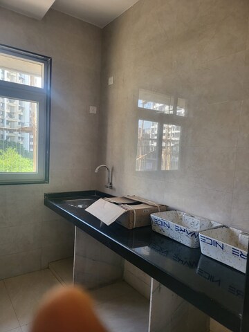 Kitchen in 3 BHK Apartment at Hiranandani Castalia, Ghodbunder Road – for Rent