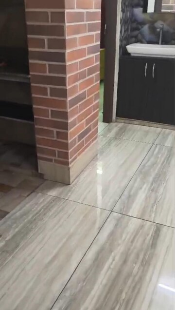 Bathroom in 3 BHK Apartment at New Town – for Rent