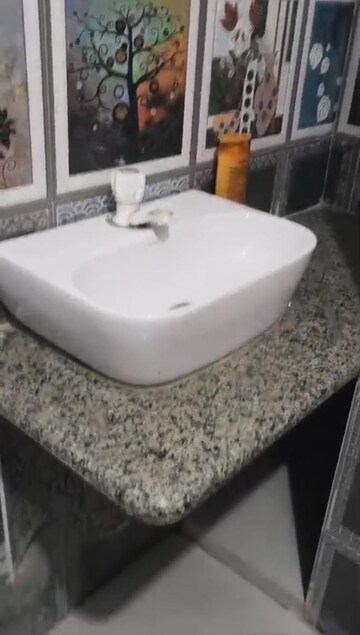 Bathroom in 3 BHK Apartment at New Town – for Rent