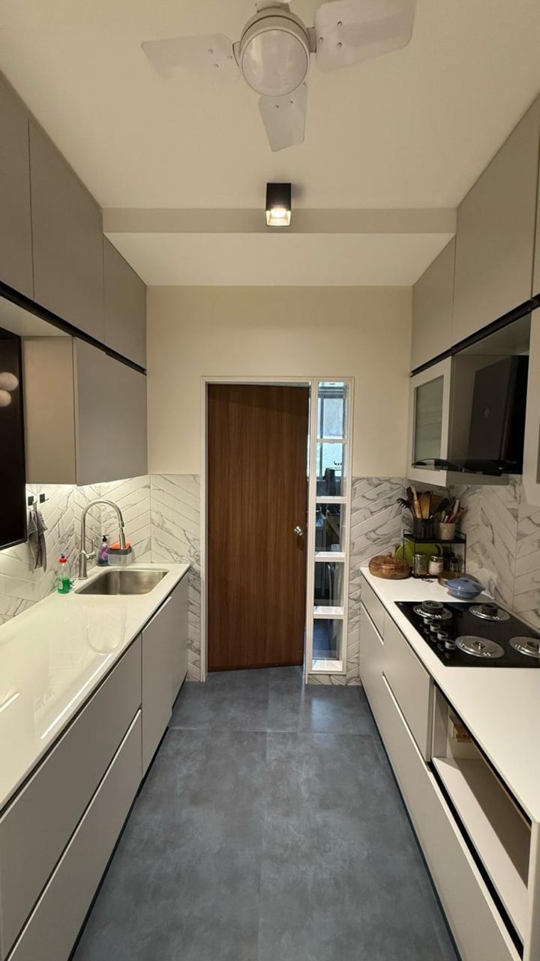 Kitchen, lnt-realty-crescent-bay 2 Bedroom 788 Sq.Ft. Apartment In Parel Mumbai 9492885