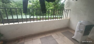 Balcony in 3 BHK Apartment at Ziggurat Apartment, Vadgaon Budruk – for Rent