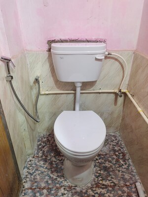 Bathroom in 1 RK Apartment at Gharonda Housing, Ghansoli – for Rent
