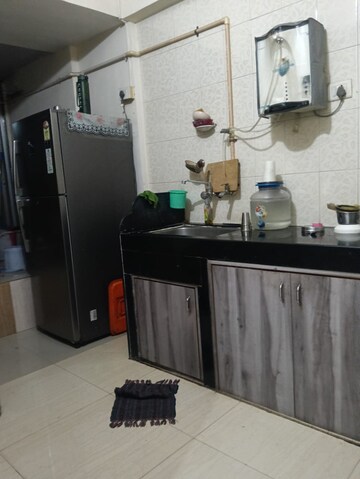 Kitchen in 1 BHK Apartment at Mahavir Tower Ghansoli, Ghansoli – for Rent