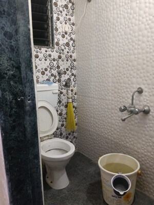 Bathroom in 1 BHK Apartment at Mahavir Tower Ghansoli, Ghansoli – for Rent