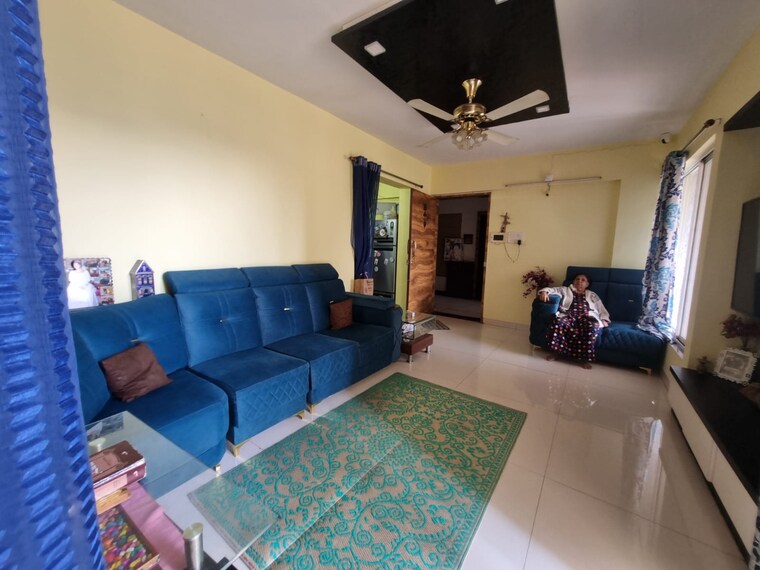 Living Room, kfp-chesterfield 2 Bedroom 1000 Sq.Ft. Apartment In Dhanori Pune 9493013