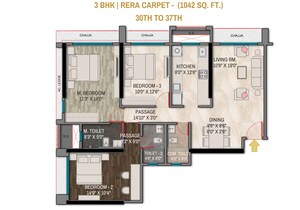 3 BHK Apartment For Sale in Orion Heights, Kandivali West