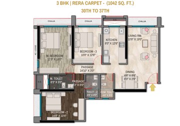 3 BHK Apartment For Sale in Orion Heights, Kandivali West