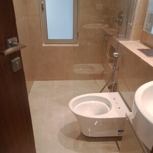 Bathroom in 3 BHK Apartment at Hiranandani Highland, Powai – for Rent