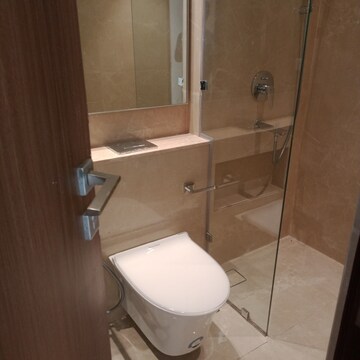 Bathroom in 3 BHK Apartment at Hiranandani Highland, Powai – for Rent
