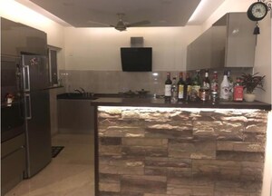 Kitchen in 3 BHK Apartment at Gera Trinity Towers, Kharadi – for Rent