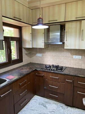 Kitchen in 3 BHK Apartment at Vidyut CGHS, Sector 13 Dwarka – for Rent