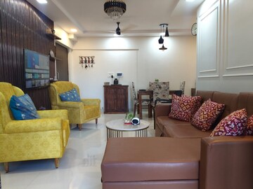 Living Room in 3 BHK Apartment at Hubtown Hillcrest, Andheri East – for Rent