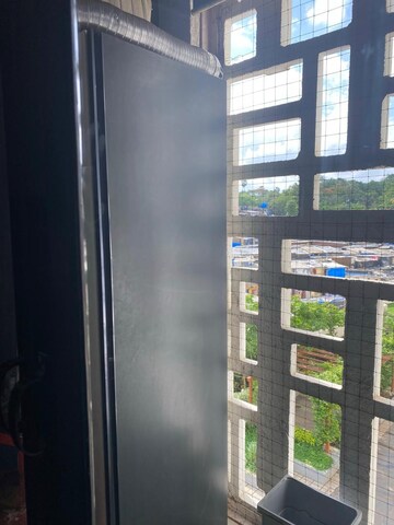 Balcony in 3 BHK Apartment at Hubtown Hillcrest, Andheri East – for Rent