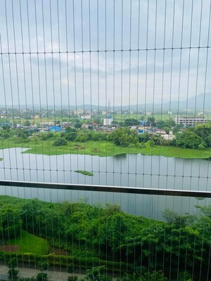 Balcony in 3 BHK Apartment at Lodha Palava Serenity C, Dombivli East – for Rent