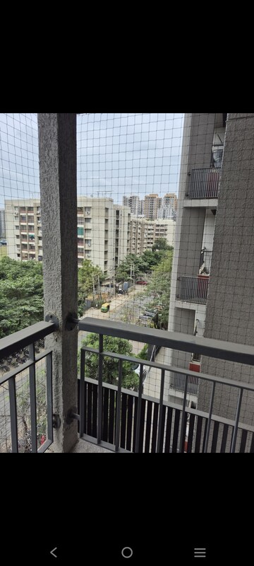 Balcony in 3 BHK Apartment at Vishwanath Maher Homes 4, Shela – for Rent