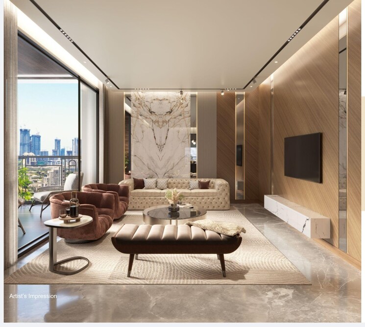 Living Room, sugee-samruddhi 4 Bedroom 1630 Sq.Ft. Builder Floor In Shivaji Park Mumbai 9493282