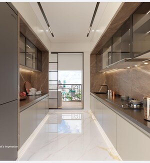 Kitchen in 4 BHK Builder Floor at Sugee Samruddhi, Shivaji Park – for Sale