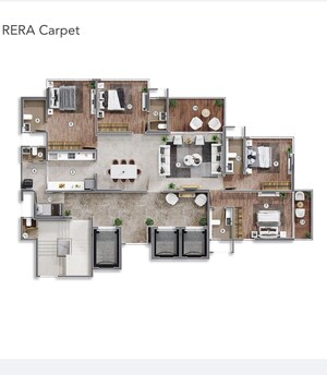 Floor Plan in 4 BHK Builder Floor at Sugee Samruddhi, Shivaji Park – for Sale