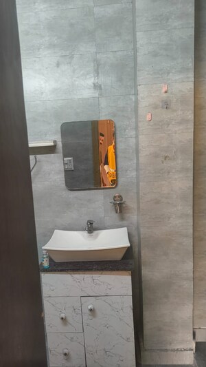Bathroom in 3 BHK Apartment at Janakpuri – for Rent