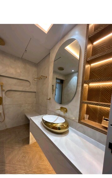 Bathroom in 3 BHK Apartment at Indiabulls Sky Forest, Lower Parel – for Rent