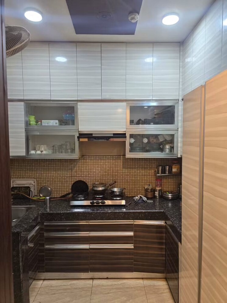 Kitchen, vvip-homes 2 Bedroom 1060 Sq.Ft. Apartment In Gaur City 2 Greater Noida 9493332
