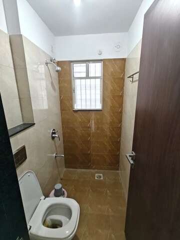 Bathroom in 3 BHK Apartment at Wakad – for Rent
