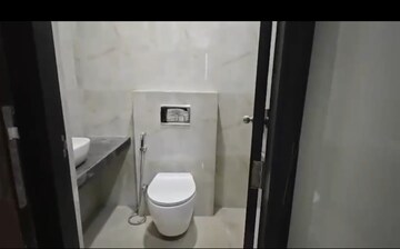 Bathroom in 1 BHK Apartment at Raymond Realty Phase II, Pokhran Road No Two – for Rent