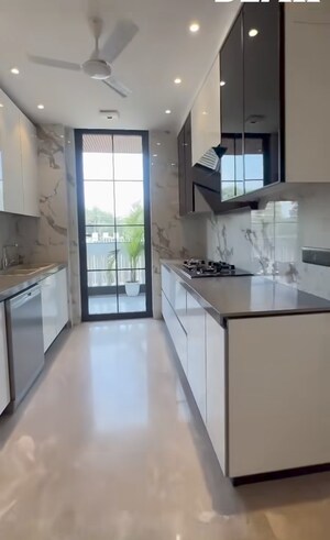 Kitchen in 4 BHK Builder Floor at Panchsheel Park – for Rent