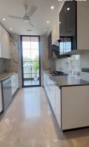 Kitchen in 4 BHK Builder Floor at Panchsheel Park – for Rent