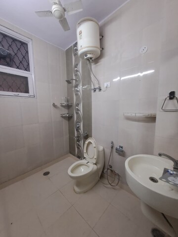 Bathroom in 3 BHK Builder Floor at Malviya Nagar – for Rent